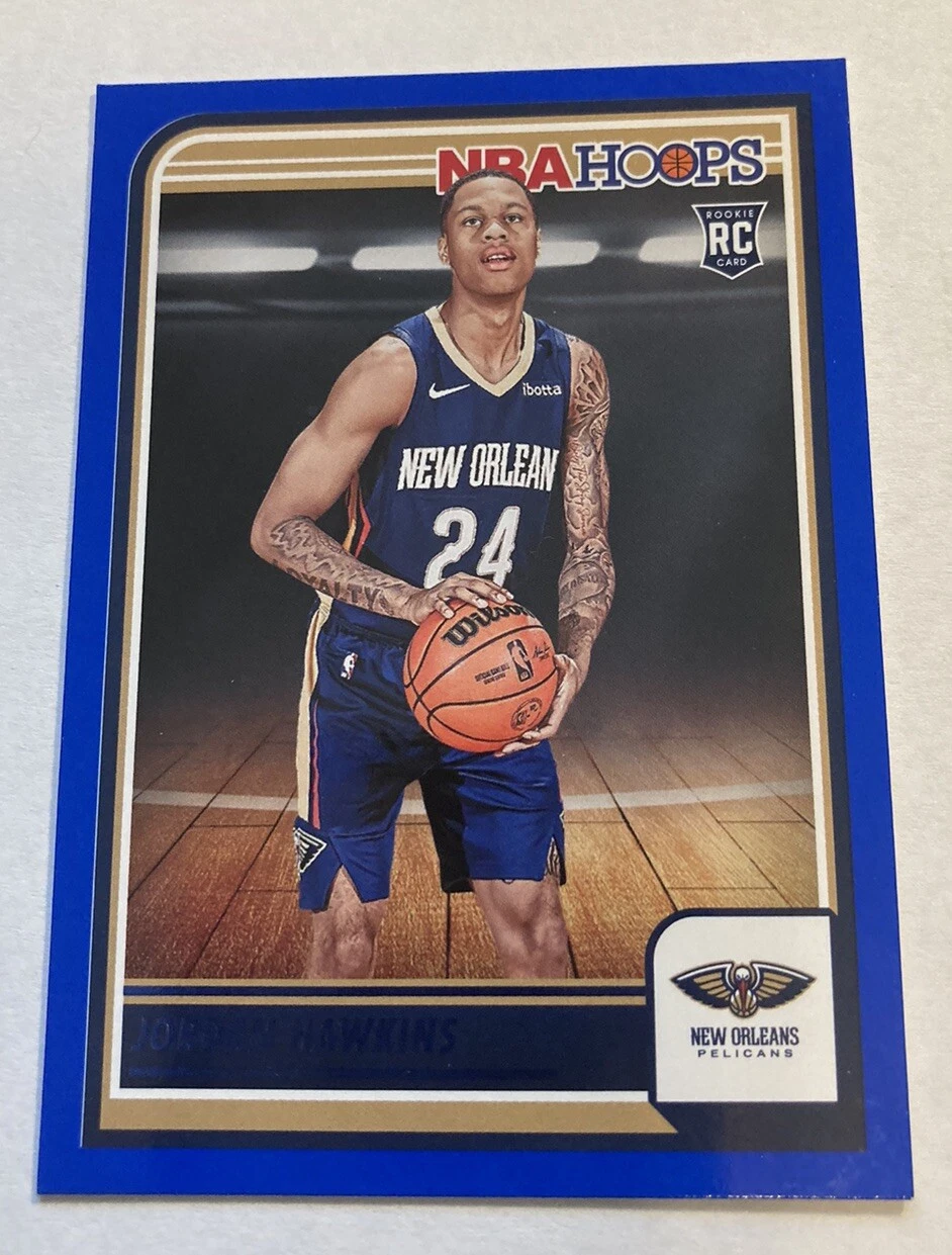 JORDAN HAWKINS 2023-24 PANINI NBA HOOPS BLUE #269 PELICANS RC