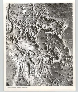 Toller OZEANBODEN/Mondoberfläche KARTIERUNG Vintage 1970 Pressefoto - Bild 1 von 2