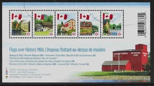 CANADA 2010 MILLS & FLAGS MINIATURE SHEET SG MS 2450 (USED) - Picture 1 of 1