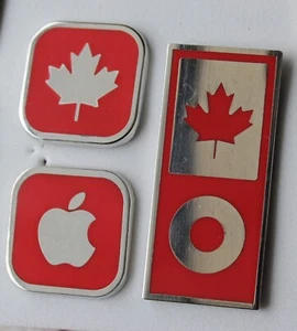 Apple 3 set Authentic 2010 Vancouver Olympic Badge Pin - Picture 1 of 1
