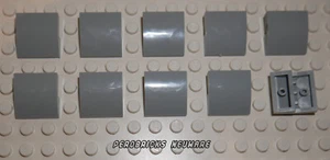 Lego 10 x Bogen halbrund Schrägstein Dachstein 2x2 neu-hellgrau #15068 NEUWARE - Bild 1 von 1