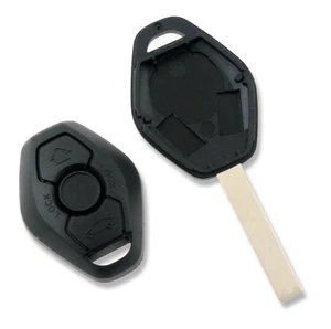 Mando Carcasa Llave Coche BMW Serie 3 5 7 E46 E39 E60 320 330 con Espadin Liso - Imagen 1 de 1