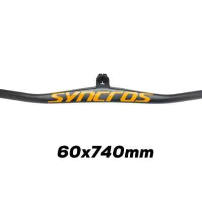 6° Carbon Fiber Mountain Bike Integrated Handlebar with Stem 40-70mm x 660-740mm - Image 1 of 4