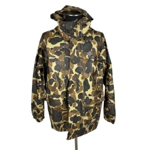 Columbia Camo PVC Waterproof Hunting Rain Jacket - Men’s L - Picture 1 of 8