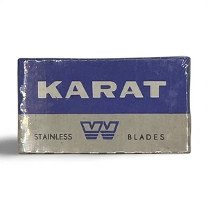 Karat Wizamet Vintage Double Edge Razor Blades (New Old Stock - 10 blade pack) - Picture 1 of 3