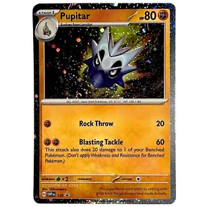 Pupitar #120 Scarlet & Violet Black Star Promo Rare Pokemon TCG (COSMO HOLO-NM) - Bild 1 von 3