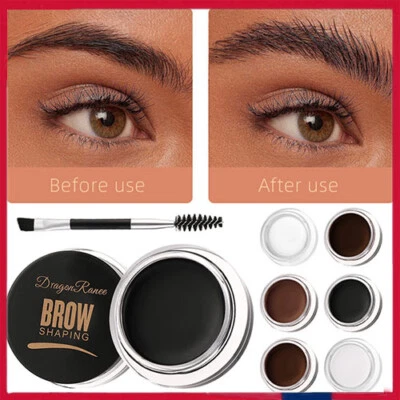 Eyebrow Styling Gel Long Lasting Eyebrow Cream Waterproof 3D with Brush Wild 。 - Image 1 of 4