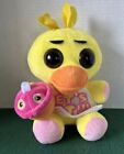 10" LARGE Size Five Nights at Freddy's FNAF Chica with Cupcake Plush Doll Toy US