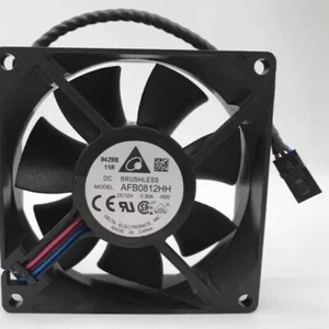Delta AFB0812HH 8025 8CM DC12V 0.30A 3-Pin Dual Ball Cooling Fan Fast Shipping - Picture 1 of 3