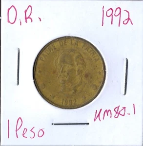 Moneda República Dominicana 1 Peso 1992 KM80,1 - Imagen 1 de 1