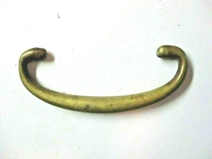 Bail Handle For Drop Pull Repair Solid Aged Dark Brass 3-5/16" X 1-1/4 Antique 1 - Picture 1 of 5