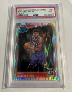 2018-19 Panini Donruss Optic - DeAndre Ayton Rated Rookie Shock Prizm - PSA 9 - Picture 1 of 2