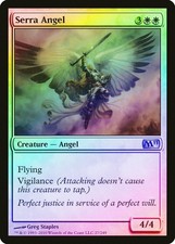 Serra Angel FOIL Magic 2011 / M11 PLD White Uncommon MAGIC MTG CARD ABUGames