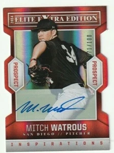 2014 Panini Elite Mitch Watrous San Diego Padres Auto Card /100 - Bild 1 von 1