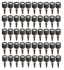 50*Key For Cat Caterpillar Heavy Equipment Ignition Key 5P8500 Excavator Skidder - Bild 1 von 2