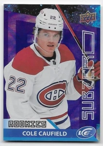 21/22 UPPER DECK ICE SUB ZERO ROOKIES VARIATION Cole Caufield #V59 - Picture 1 of 2