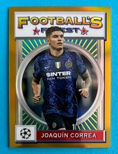 Joaquin Correa 2021-22 Topps Finest Flashbacks Champions GOLD REFRACTOR #32 /50
