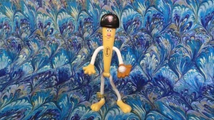 SAN FRANCISCO GIANTS NUOVA mazza da baseball gomma posabile pieghevole giocattolo figura MLB - Foto 1 di 4