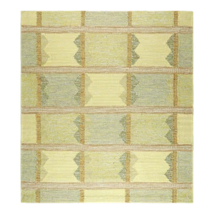 Handwoven Wool Kilim Scandinavian Rug Geometric Rug For Living Room Home Decor - Picture 1 of 8