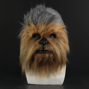 Star Wars Chewbacca Full Head Mask Masquerade Mask Cosplay Fancy Dress Prop - Picture 1 of 9