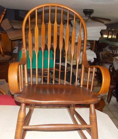 Mahogany Yugoslavia Rocker / Rocking Chair Cover