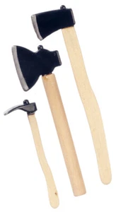 Juego de 3 herramientas para picar miniatura para casa de muñecas - Imagen 1 de 1