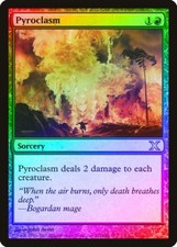 Pyroclasm FOIL 10th Edition PLD Red Uncommon MAGIC GATHERING CARD ABUGames
