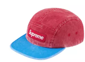 Supreme Pigment 2 Ton Box Logo Camp Kappe rot blau SS24 Box Logo - Bild 1 von 5