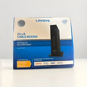 Linksys 24 x8 B01DACQM9M Cable Modem CM3024 Intel Inside 960 Mbps - Picture 1 of 1