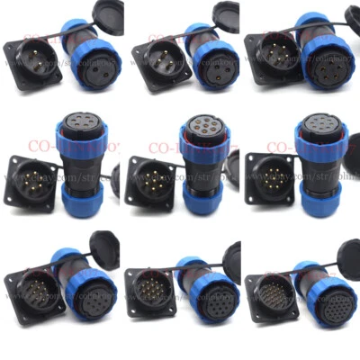 SD28 2 3 4 5 6 7 9 10 12 14 16 19 22 24 26pin Aviation Waterproof Auto Connector - Image 1 of 4
