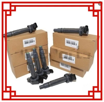 6PCS DENSO 90919-02248 UF495 Ignition Coils for 2003-2009 Toyota 4Runner 4.0L V6 - Image 1 of 3