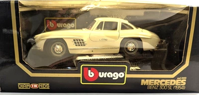 Burango 1:18 Mercedes Benz 300 SL 1954 - BLANCO - usado Foto 1 de 4