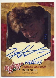 2024 Cryptozoic A Christmas Story Blue Insricption Autograph Ward 'FARKUS' 2/5 - Picture 1 of 2