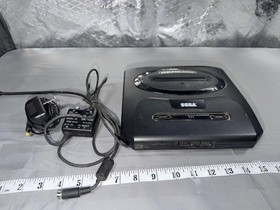 Vintage Sega Genesis MK-1631 Console Black RF Unit AC Adapter Tested READ