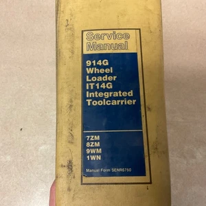 CAT Caterpillar 914G & IT14G SERVICE SHOP REPAIR MANUAL WHEEL LOADER TOOLCARRIER - Picture 1 of 10