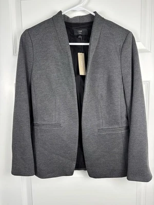 NWT J. Crew 365 Blazer Size 4 Gray Everyday Single Button Stretch Womens - Image 1 of 4