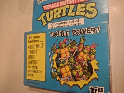 1990 Topps TMNT Teenage Mutant Hero Turtles Complete Set 66 Cards)  Never Played - Image 1 of 2