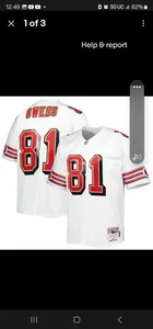 TERRELL OWENS San Francisco 1996 49ERS MITCHELL & NESS Throwback LEGACY Jersey - Picture 1 of 3