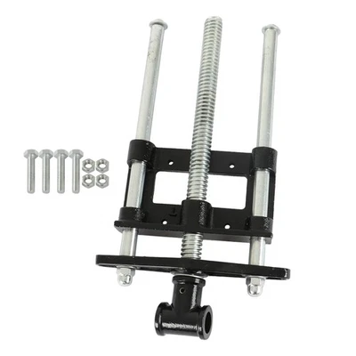 Tornillo de banco para carpintería de 9" tornillo delantero de hierro fundido de 300 mm cromado Foto 1 de 4