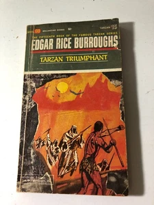 b Edgar Rice Burroughs TARZAN TRIUMPHANT # 15 Ballantine 1964 1st Printing - Imagen 1 de 4