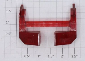 Lente Trasera Coche Inspección Ejecutiva Lionel 8447-45 Transparente Tinte Rojo - Imagen 1 de 2