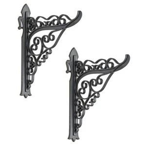 2 St. Wandhalterung für Blumen Ampel Halter Halterung Haken Kunststoff Wand - Bild 1 von 3