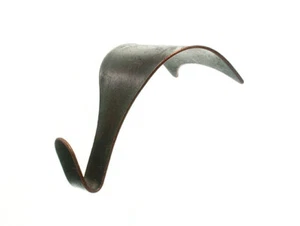 20 X Moulding Hooks Picture Rail Hangers Bronzed Antique Effect Steel - NEW Ones - Picture 1 of 1