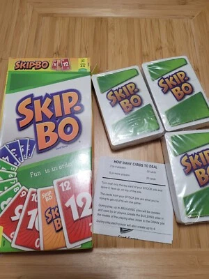 Mattel 42050 Skip-Bo Card Game - 2 to 6 Players - Image 1 of 4
