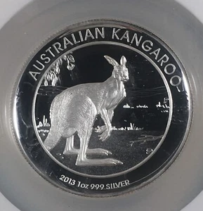 2013-P Australia $1 Kangaroo-High Relief. NGC PR 69 Ultra Cameo. - Picture 1 of 5