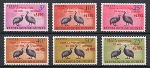 1962 - Guinea (Rep.) - Protezione degli uccelli, 6 val. MNH** - Picture 1 of 1