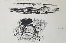 Original Book Illustrations By Stuart Tresilian (listed) 1891 - 1974  Pen & Ink