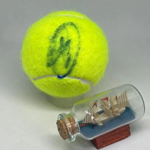 Novak Djokovic signed Wilson Tennis Ball JSA COA Rare Bold Auto 3466 - Picture 1 of 1