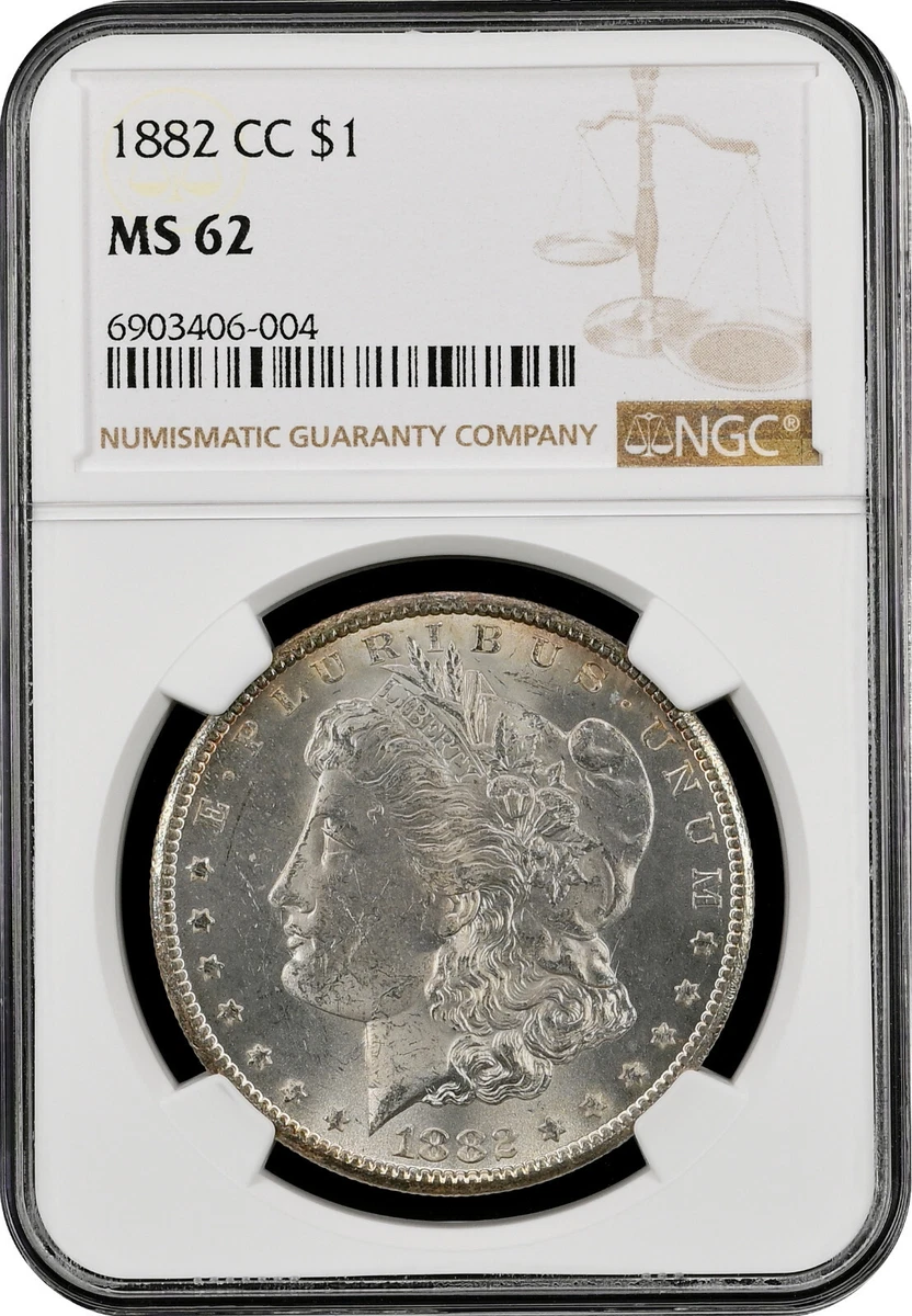 Carson City Grade MS 62 1882 Year Morgan US Dollars (1878-1921
