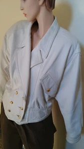DAMEN, LEDERJACKE, GEBRAUCHT, KURZ, SEHR SAUBER, ṢULTER GEPOLSTERT:79 EURO, VB, - Bild 1 von 8